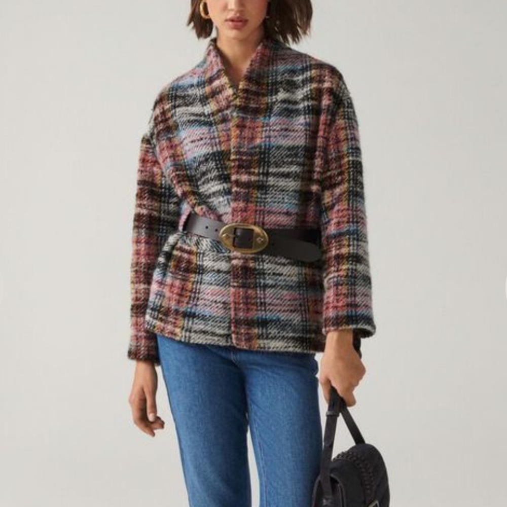 New Ba&Sh Vic Multicolor Jacket Size Xs